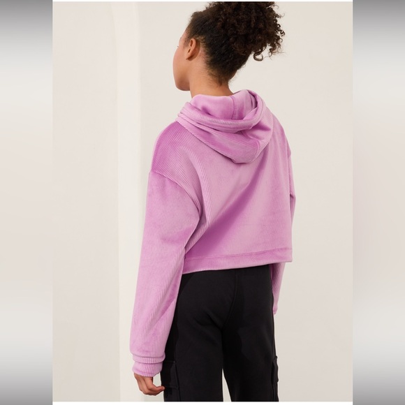 NWT Athleta Girl Kozy Rib Hoodie Size L/(12) - Picture 2 of 15
